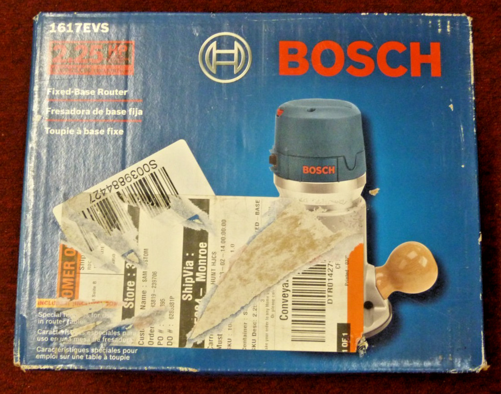 Bosch 1617EVS 2.25 HP Electronic Fixed-Base Router