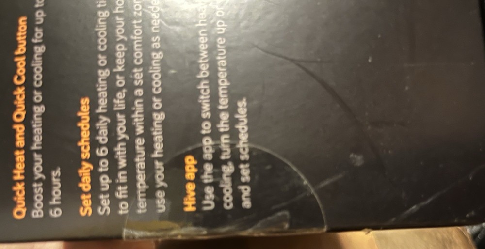 Hive Active Thermostat HVAC Heating/Cooling Control w/ Smart Phone iOS Android