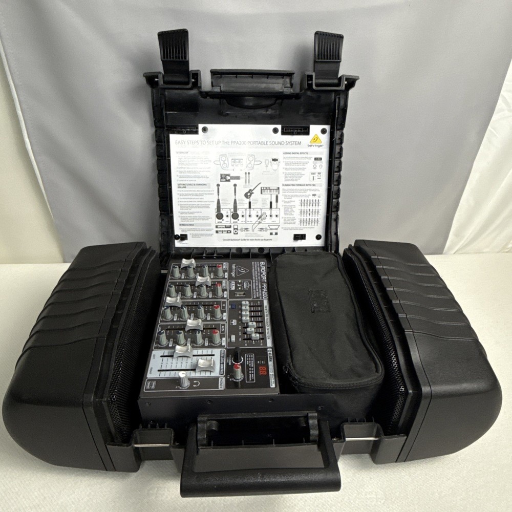Behringer PPA200 Ultra-Compact 200W 5-Channel Powered Mixer