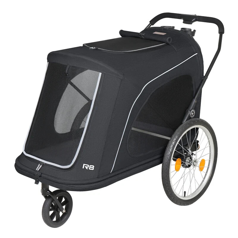 Beberoad Pets Stroller Foldable Pet Stroller R8 Luxury Dog Stroller Pet Trailer