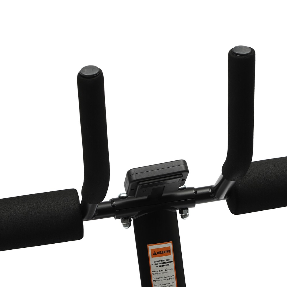 Ab Exercise Bench Abdominal Workout Machine Sit Up Bench Foldable W/ LED Display