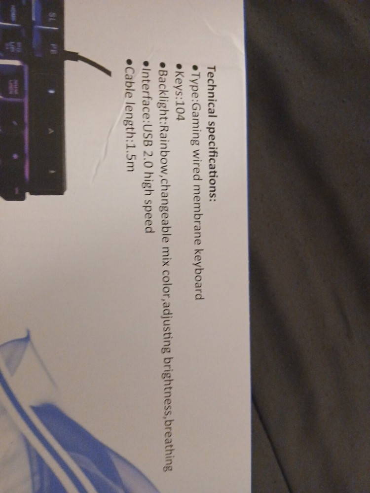 Gaming Wired Membrane Keyboard