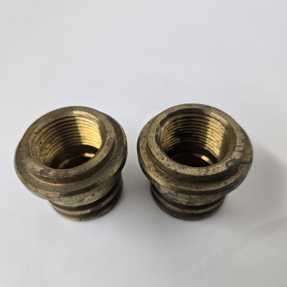 kinetico water softener parts new Model k in and out Brass adapters 3/4" Npt
