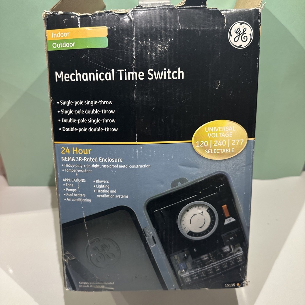 GE General Electric Mechanical Time Switch Model