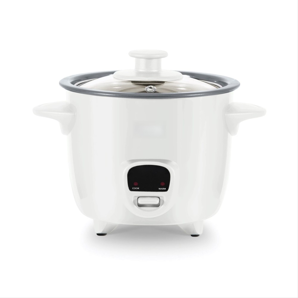 Mini Rice Cooker Steamer with Removable Nonstick Pot, Keep Warm Function