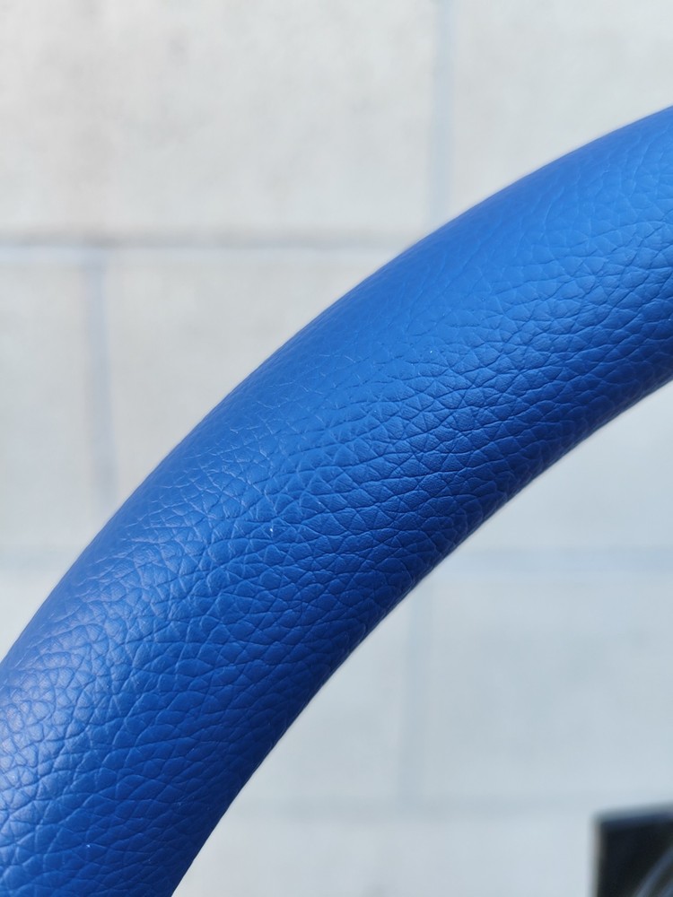 14" Blue Vinyl Replacement Half Wrap for Forever Sharp Steering Wheels