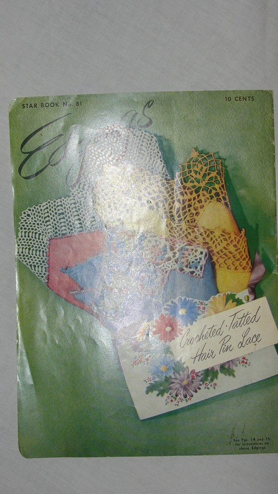 AMERICAN THREAD CO. CRAFT BOOK #81 "EDGINS"