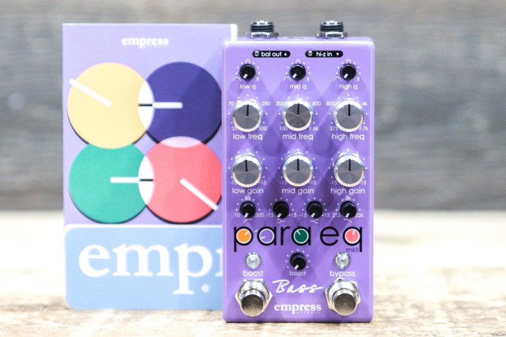 Empress Effects Bass ParaEQ Studio Grade Parametric Equalizer/Boost Effect Pedal