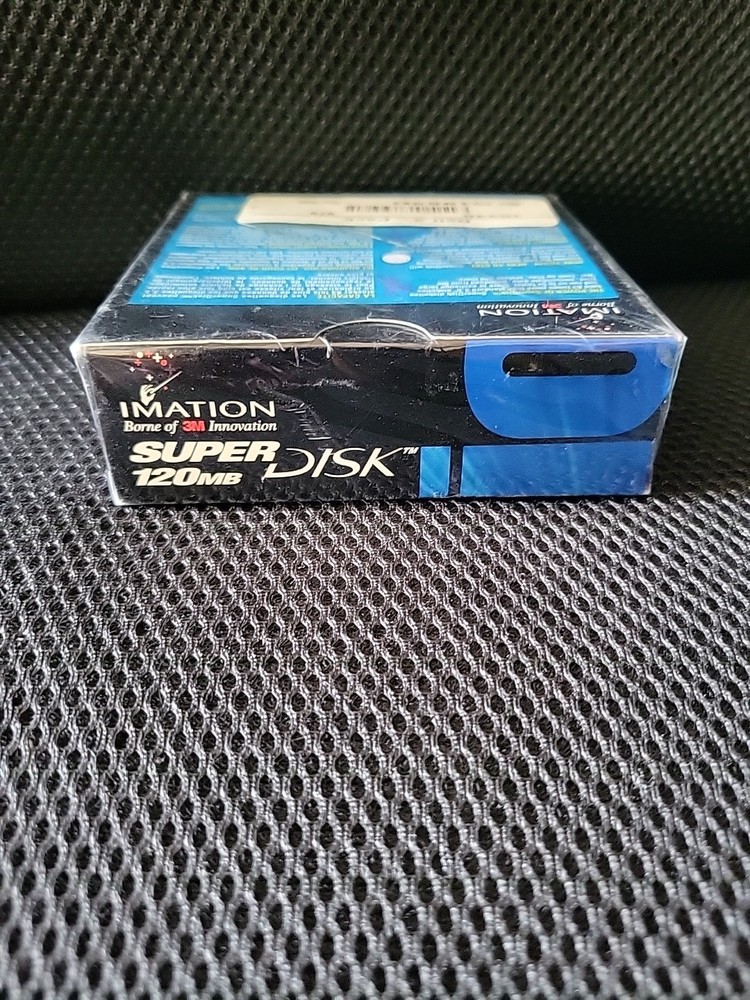 Imation SuperDisk 120MB (3-Pack) LS-120 Diskettes 3M SEALED Vintage Floppy Disk