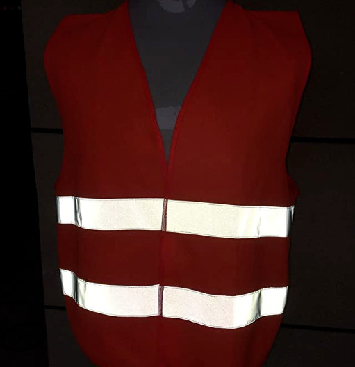 ZOJO High Visibility Reflective Safety Vests Adjustable Mesh 10 Pack