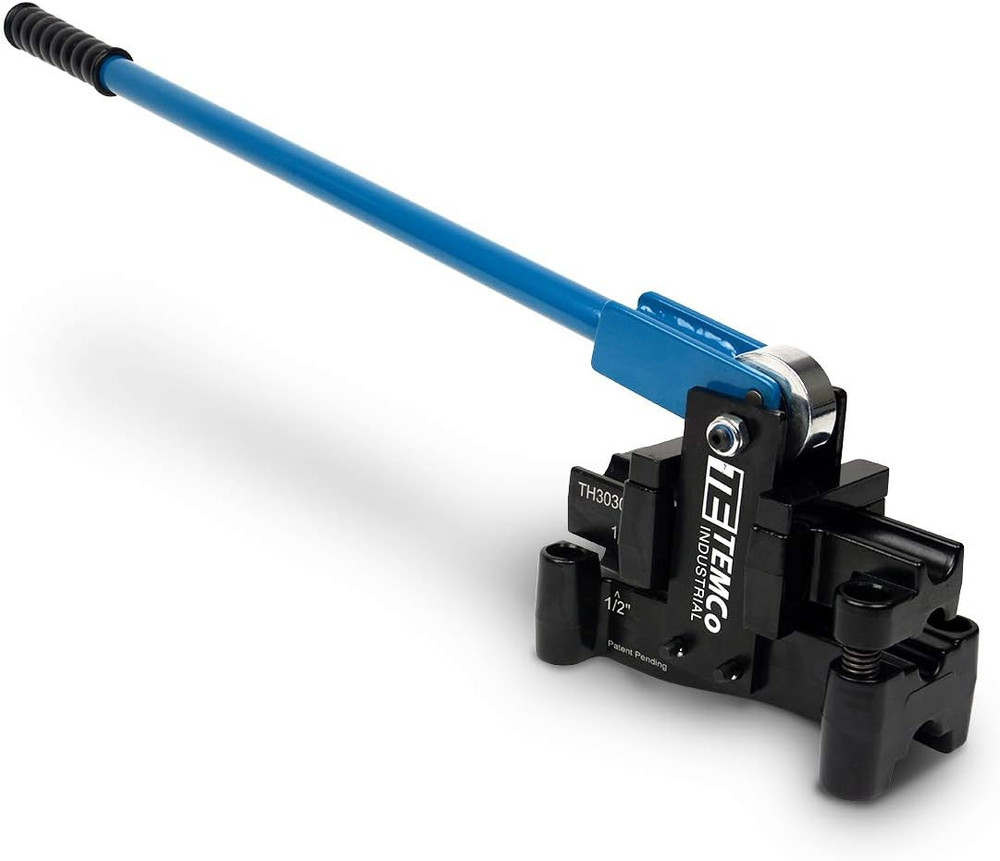 Temco TH3030 Dual Size Conduit Offset Bender 2 in 1 - Both ½“& ¾” EMT