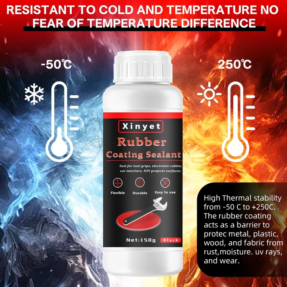 Rubber Dip 150ml for Tools Waterproof Flexible Peelable Protective Coating NEW