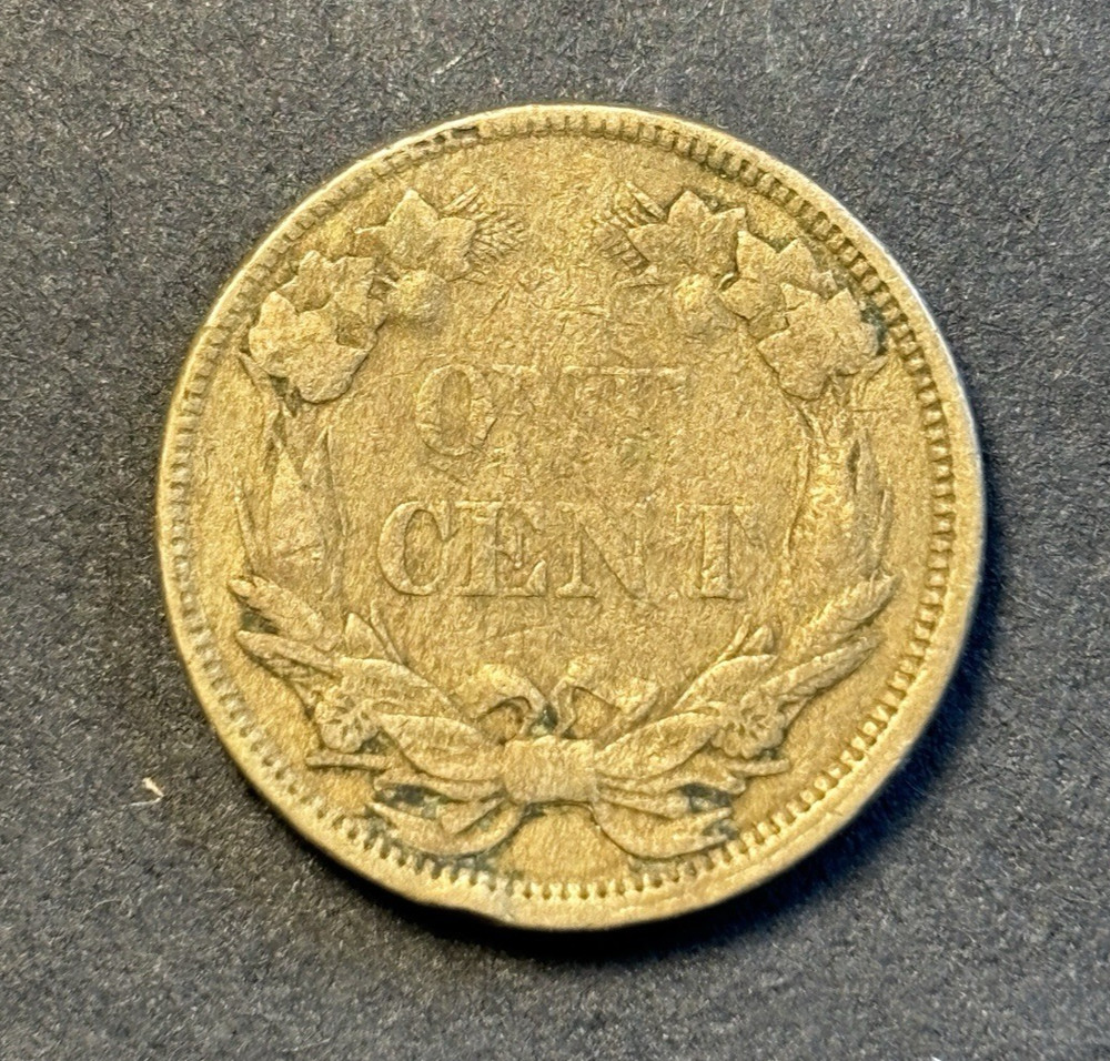 1858 Flying Eagle Cent, Large Letters, Fine or Better