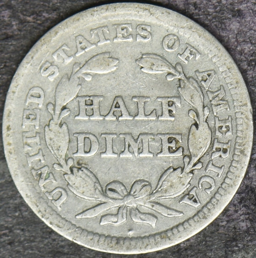 1857 Seated Liberty Silver Half Dime - ✪COINGIANTS✪