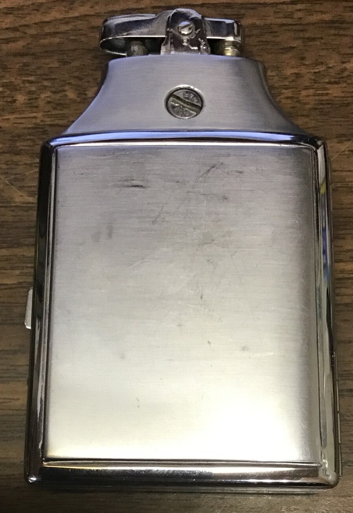 Ronson Metal Lighter And Cigarette Holder