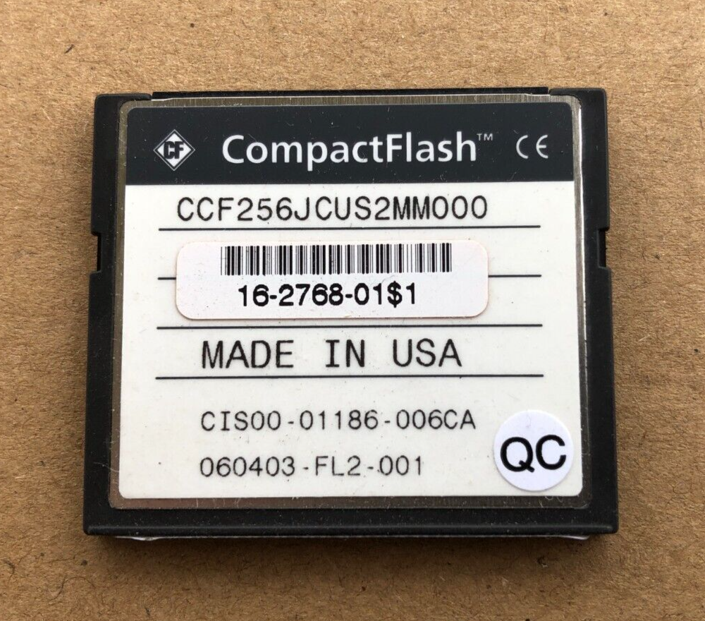 CISCO 256MB COMPACT FLASH MEMORY CARD CCF256JCUS2MM000 FREE SHIPPING!