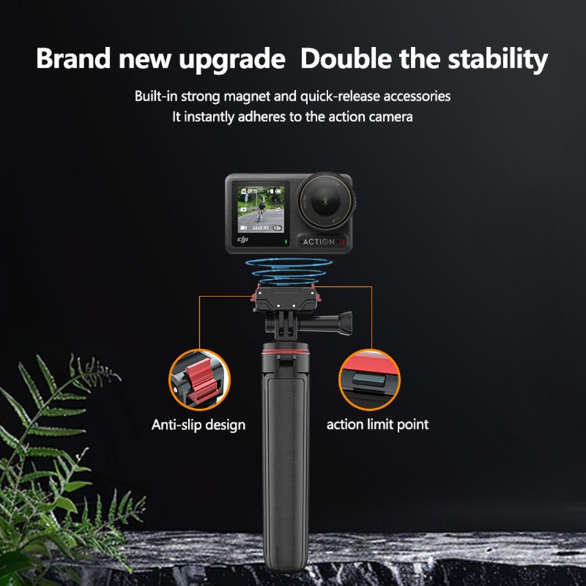 Magnetic Quick-Release BaseMagnetic Base Camera Stand for DJI Action3/4/5 Pro