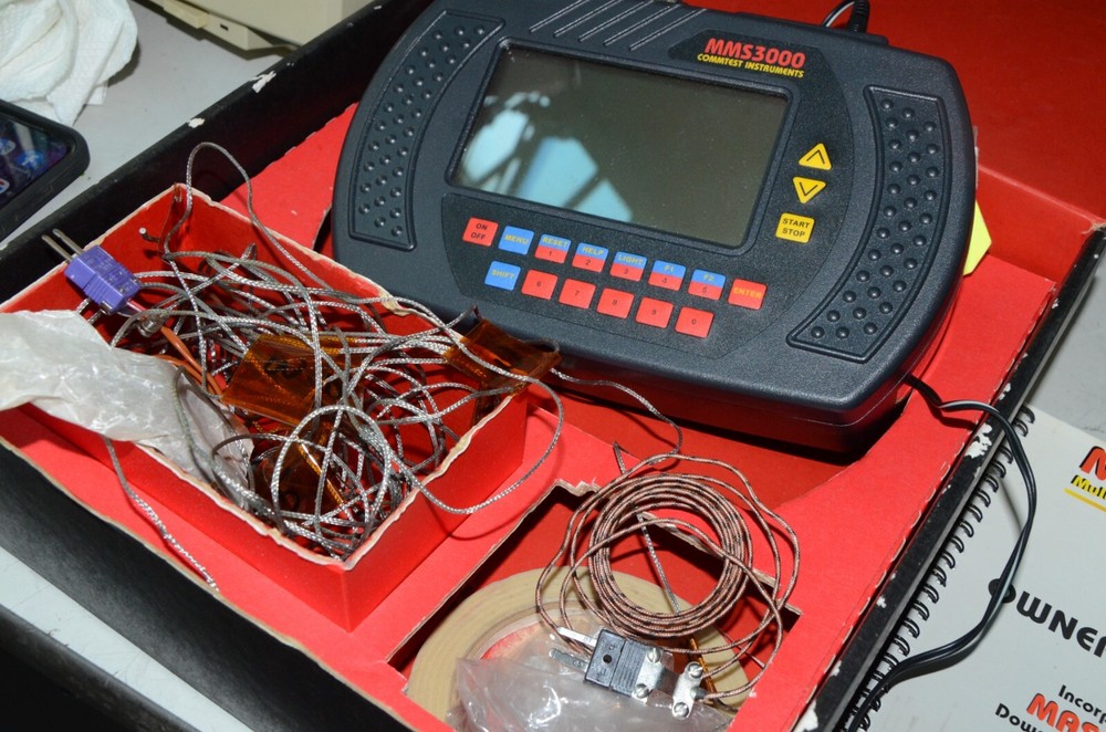 CommTest MMS3000 T6V4 Data Logger Graphing Measurement System & Software Disc