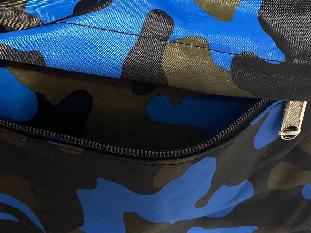 Camouflage Backpacks for Elementary Primary Students Schoolbag Large 15” Blue