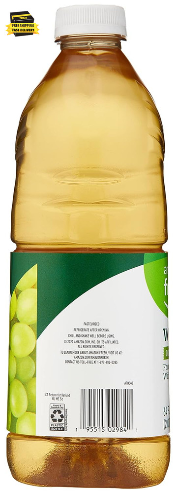 , White Grape Juice, 64 Fl Oz (Pack of 2) ⭐️⭐️⭐️⭐️⭐️