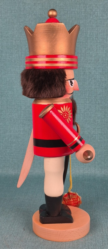 Steinbach German King Wooden Nutcracker 14.5”