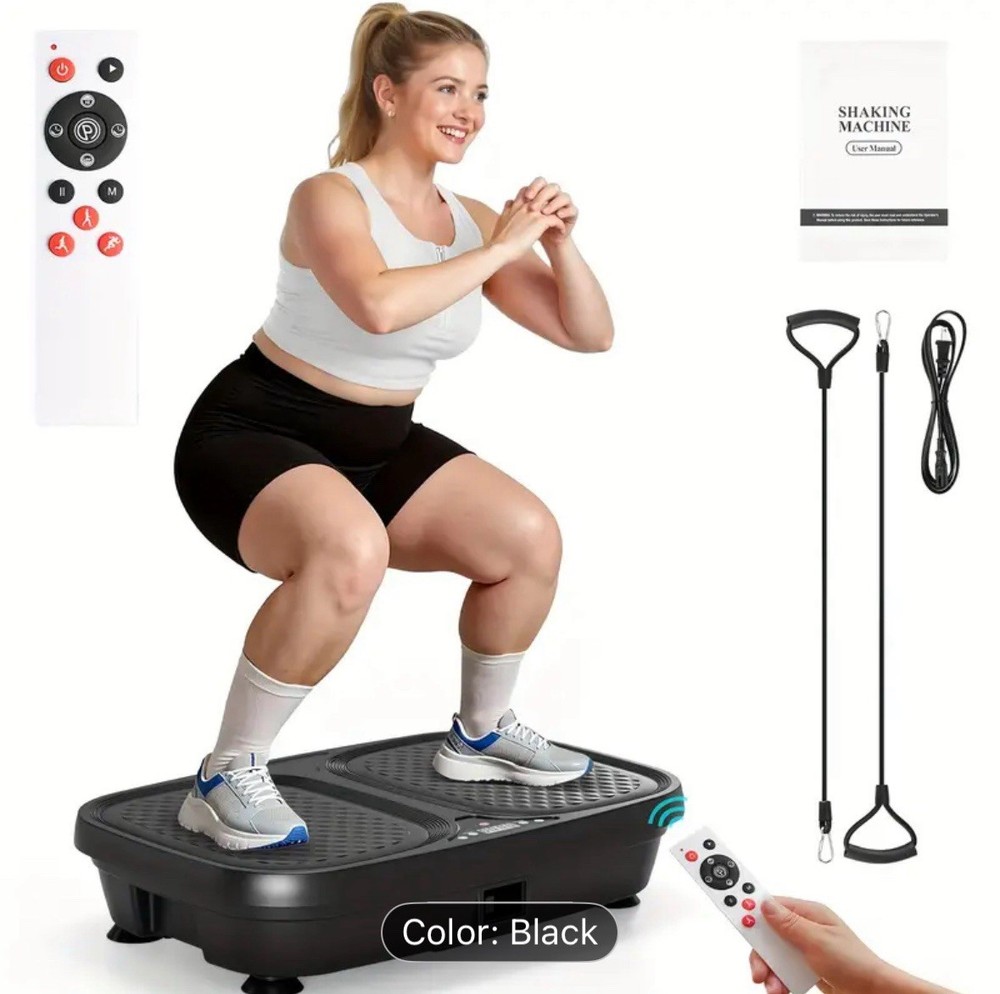 Vibration Plate Exercise Machine- Brand New Black.