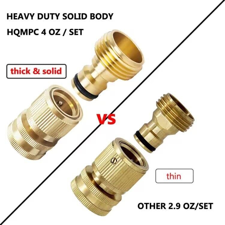 Garden Hose Quick Connect Solid Brass Quick Connector Garden Hose Fitting