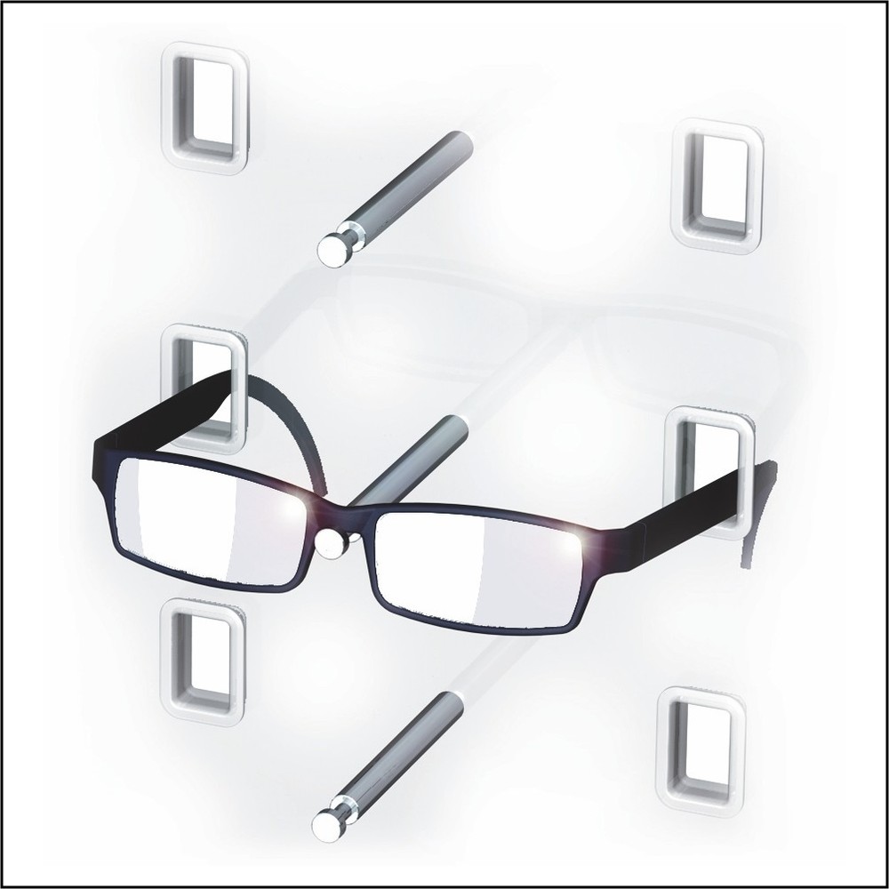 Optical Display - Nickel plated steel peg for custom displays