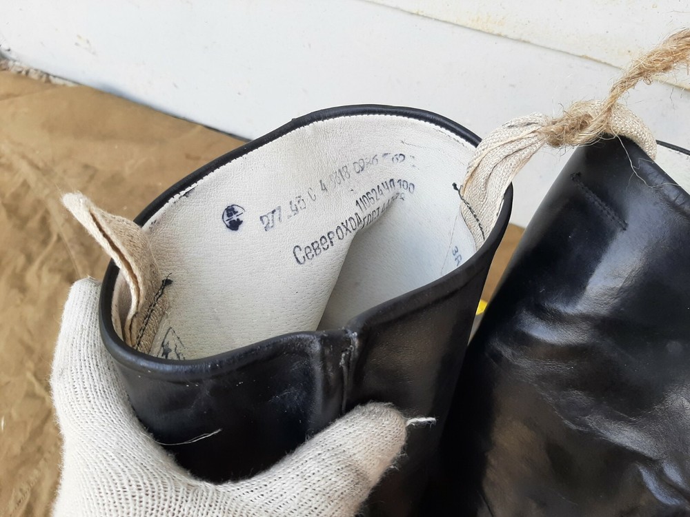 Soviet russian chrome officer army boots size 43 C medium (277) Severohod new
