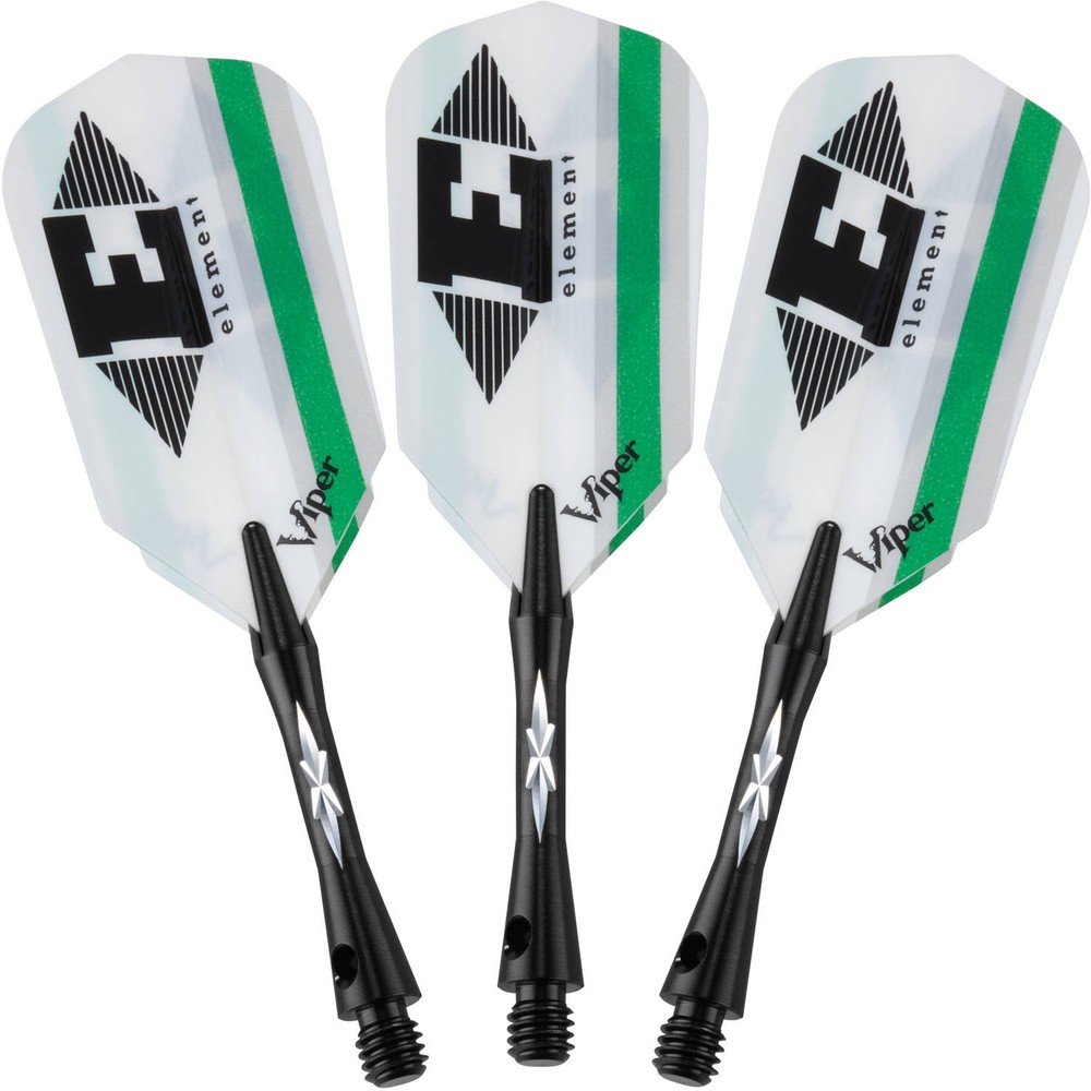 Viper Element Tungsten Soft Tip Darts Grooved Barrel 18 Grams