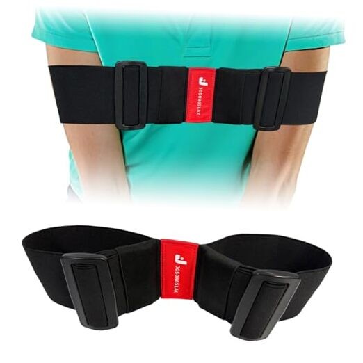 Golf Swing Trainer Aid, Adjustable Elastic Swing Correcting Arm Band, Golf