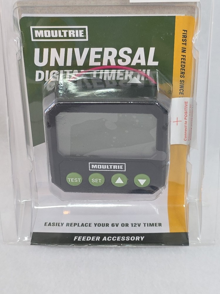 Moultrie Universal Digital Timer III Programmable Feeder Timer Black (MFA-15095)