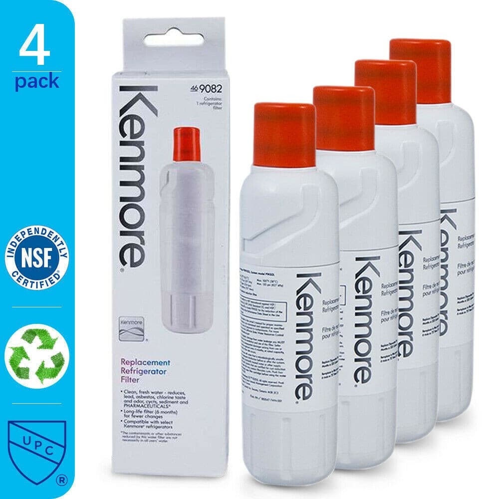 Sealed 4 Pack Kenmore 9082 Replacement Refrigerator Water Filter for 469082 9903