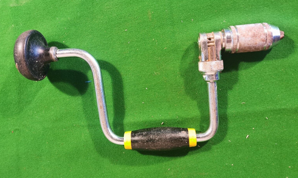 Stanley Grey / Black Cantilever Plastic Toolbox with various used Stanley tools