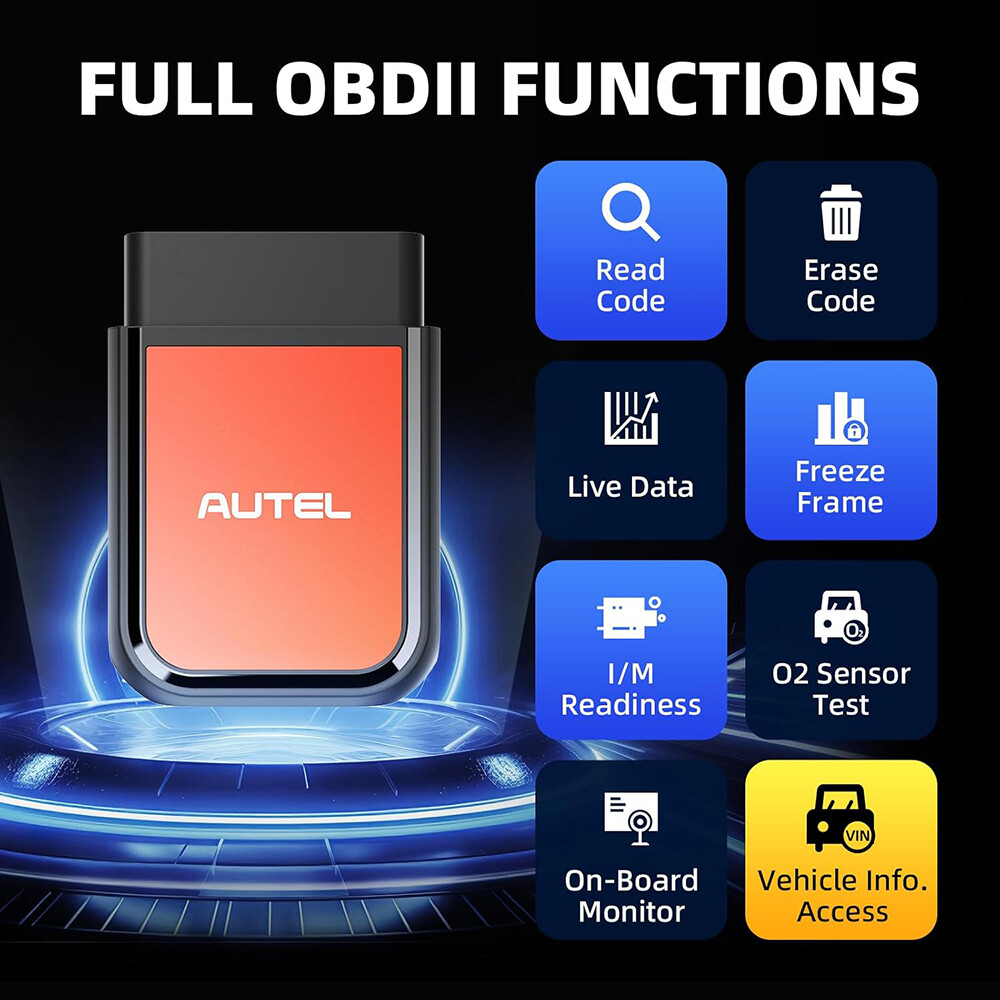2025 Autel AP2500E Bluetooth All-System Code Reader OBD2 Scanner for Android/iOS
