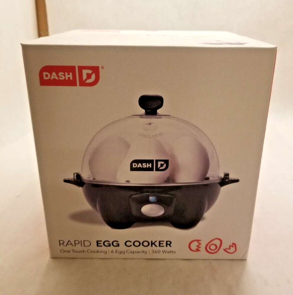 DASH Rapid Egg Cooker 6 Egg Capacity Electric Egg Cooker for Hard Boiled Eggs...
