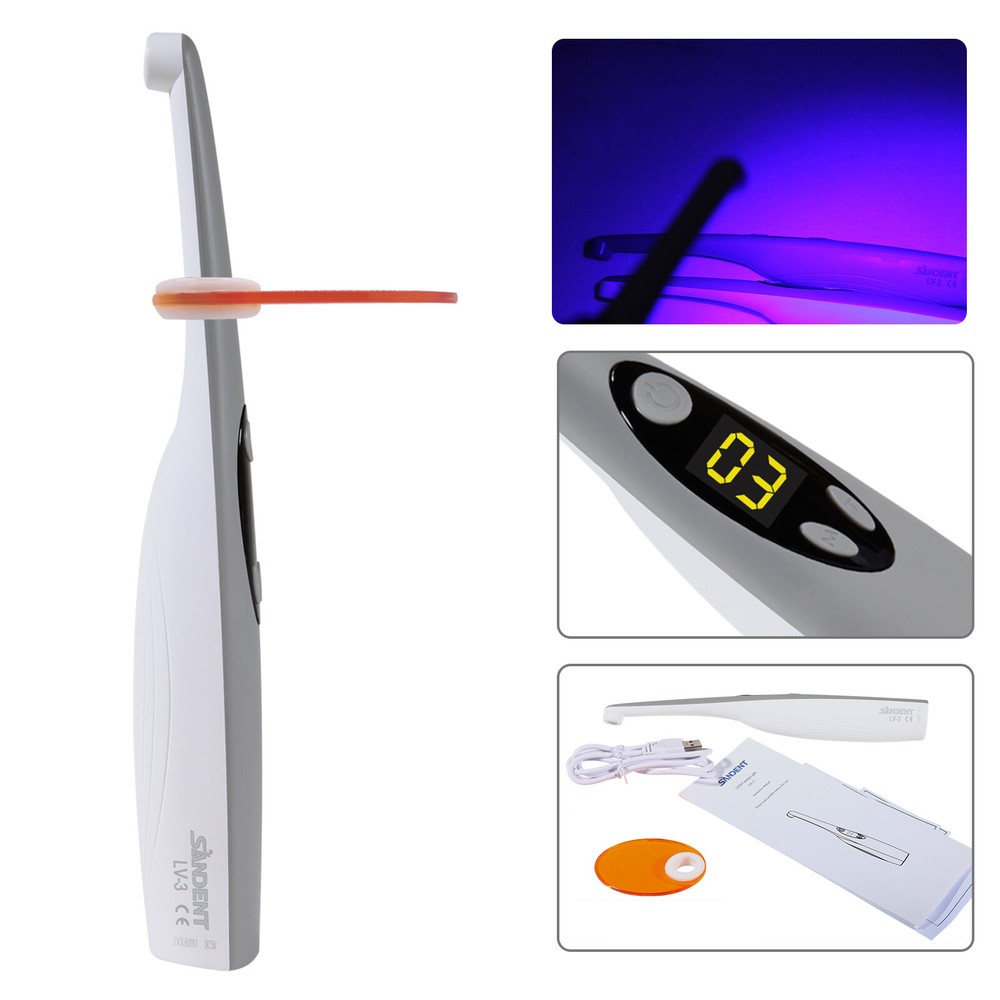 Dental Cordless Wireless iLed Curing Light 3Second Cure Lamp Curing Light dr