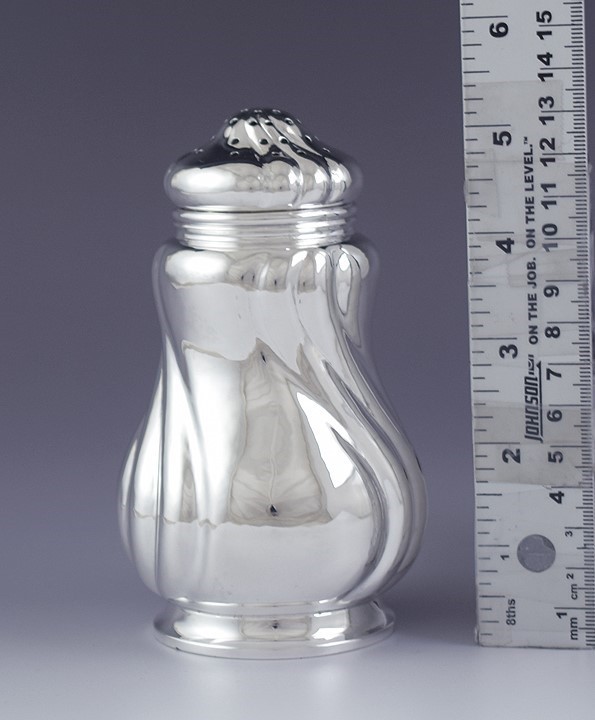 c1900 Nice German Sterling Silver Shaker / Caster by Hermann Berhnd