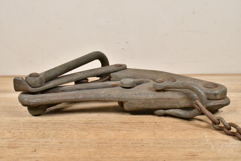 Vtg 1950's Bell System M Klein & Sons Cable Puller Wire Rope 3-55