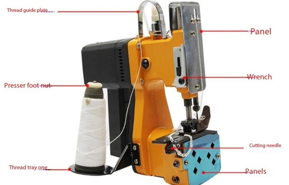 Automatic Portable Sewing/Packing Machine For Small Express Woven Bags