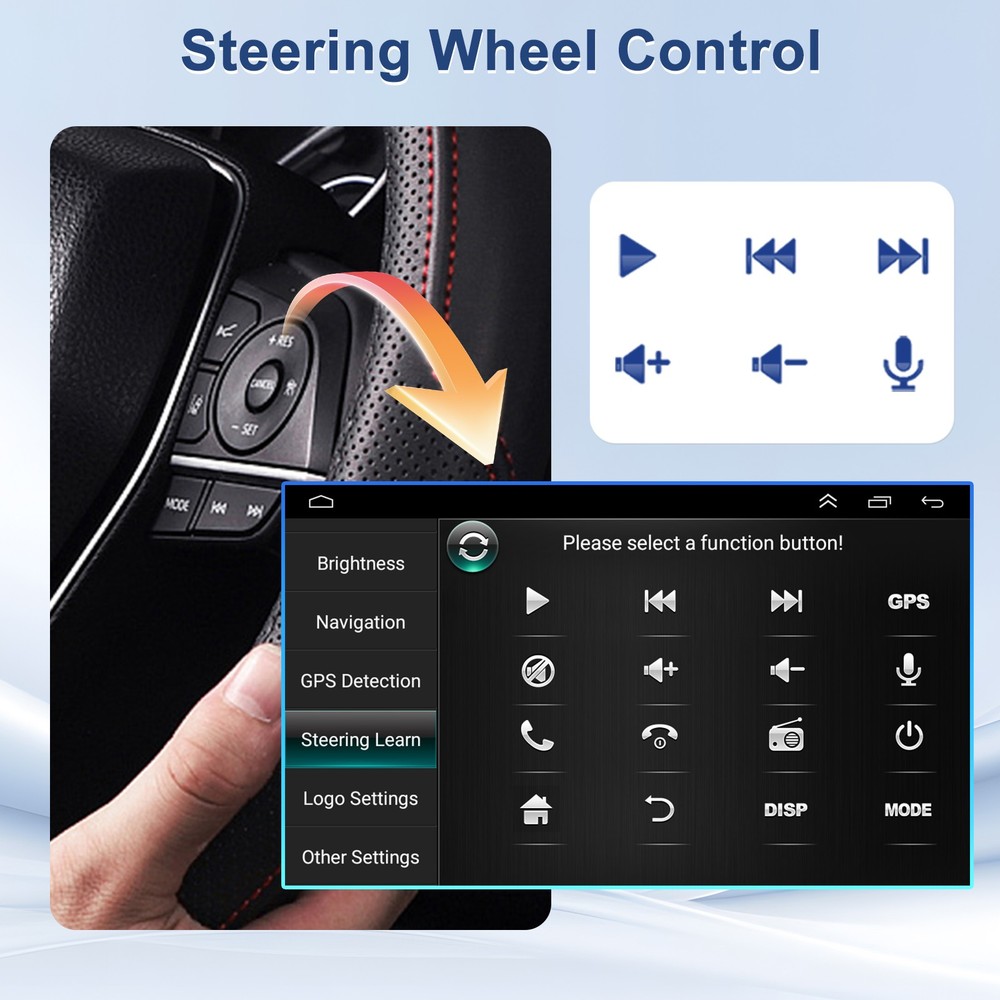 For 2010-2016 Mini Car Navigation with RearView Camera FM