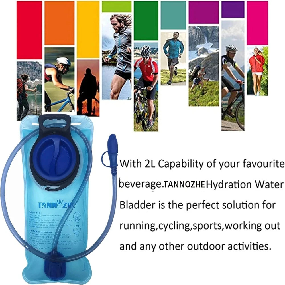 Hydration Bladder 2 L Water Pack Reservoir Camel Back Replacement Running Hiking
