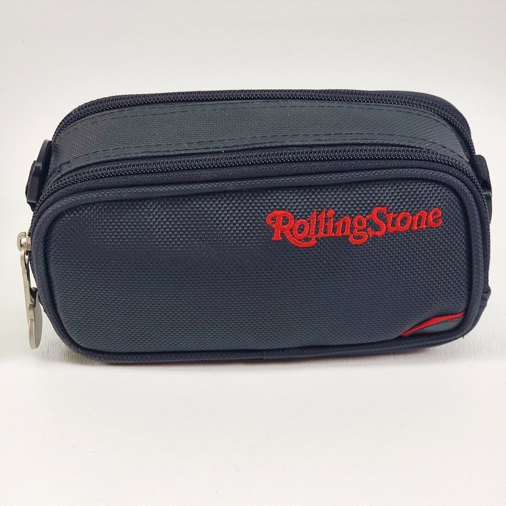 Rolling Stone Soft-Side Case Black with Guitar Zipper Pulls Red Embroidered Logo