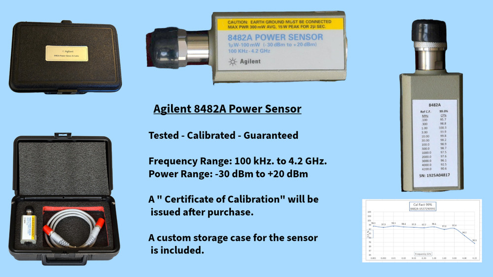 Agilent E4418B EPM RF Power Meter System | 8481A Sensor | E9288A Cable | Case