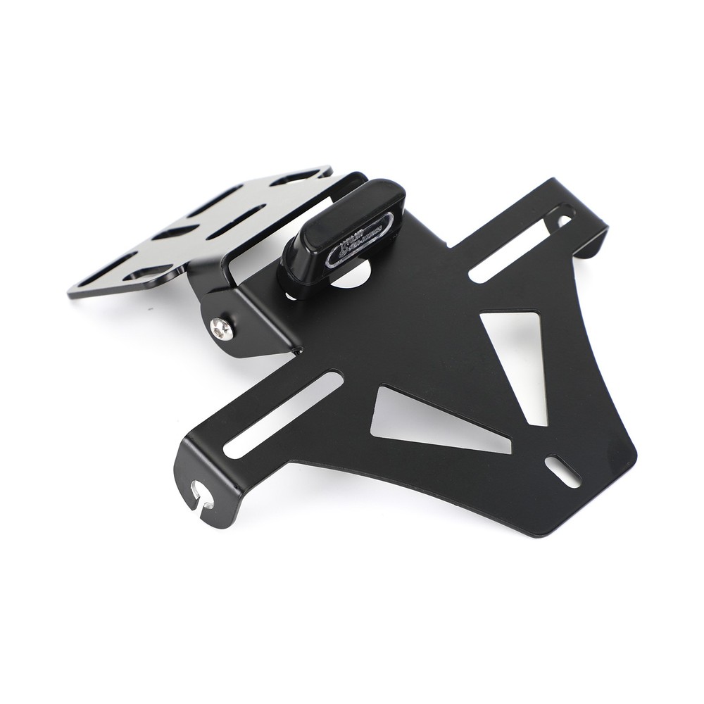 Motorcycle Adjustable Angle License Number Plate Frame Holder Bracket