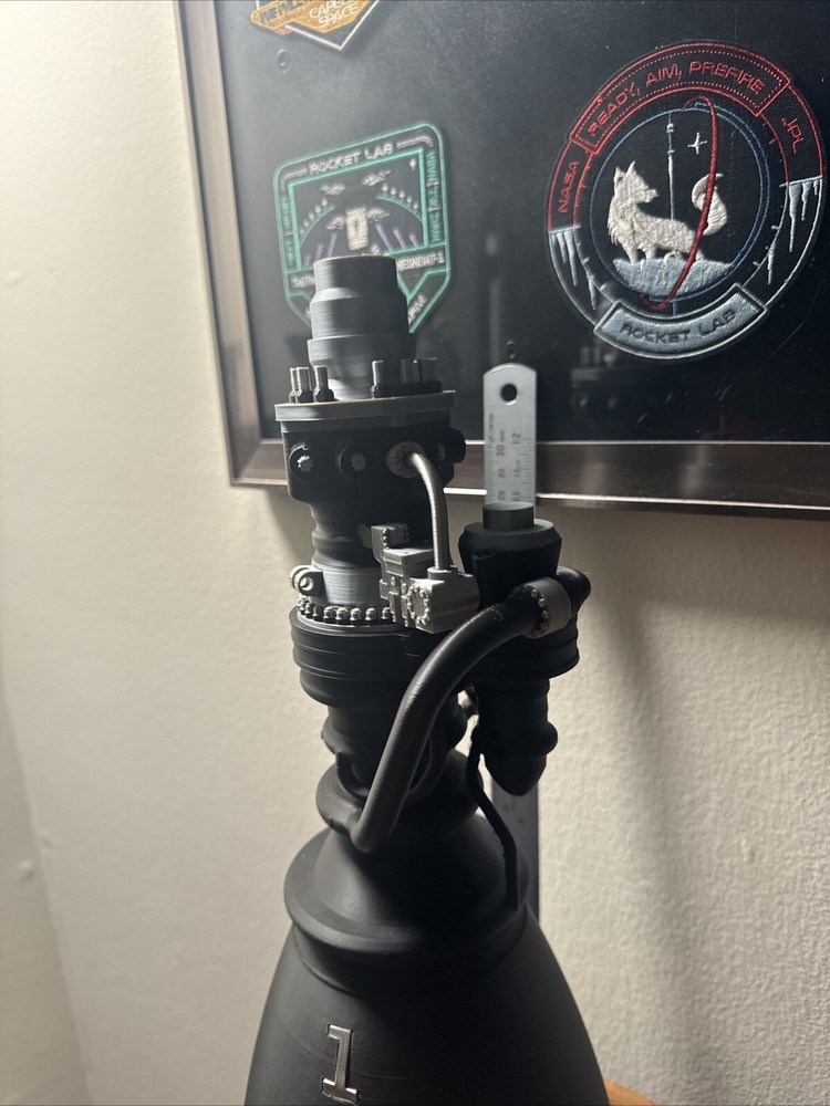 LARGE 3D Printed SpaceX Raptor 3 Engine Model