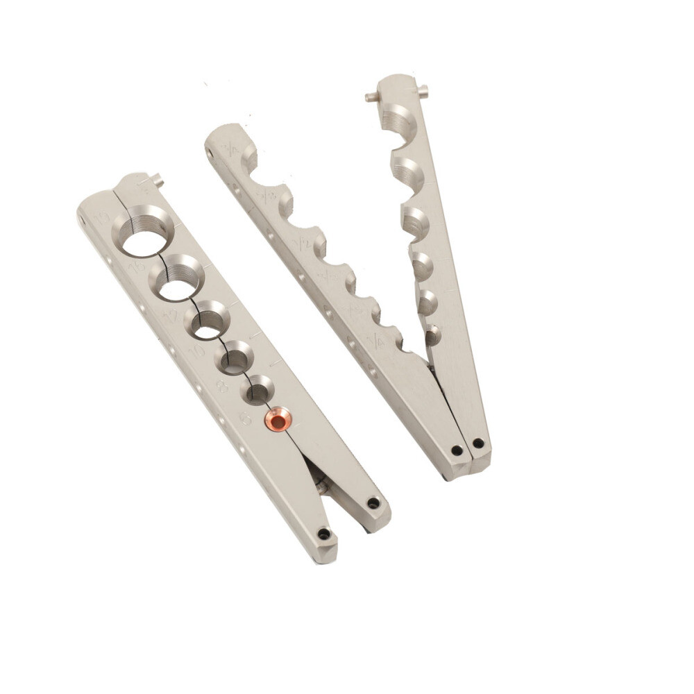 6-19mm Flaring Tools Set 2 Flaring Bar for Eccentric Cone Refrigeration HVAC