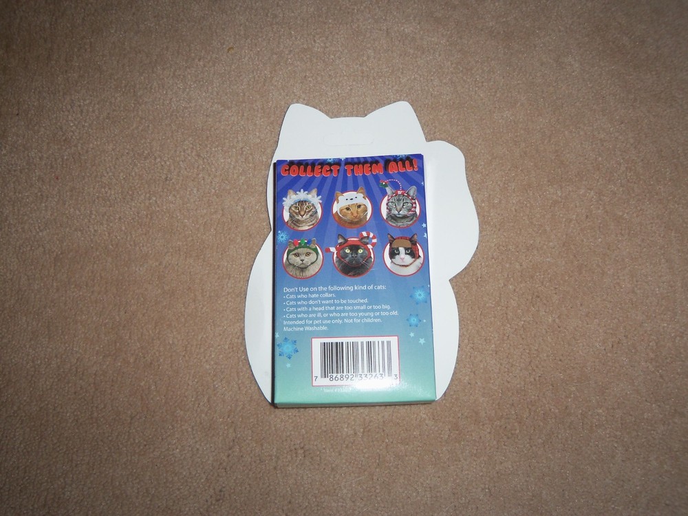 NEW, Holiday Cat Hat - POLAR BEAR