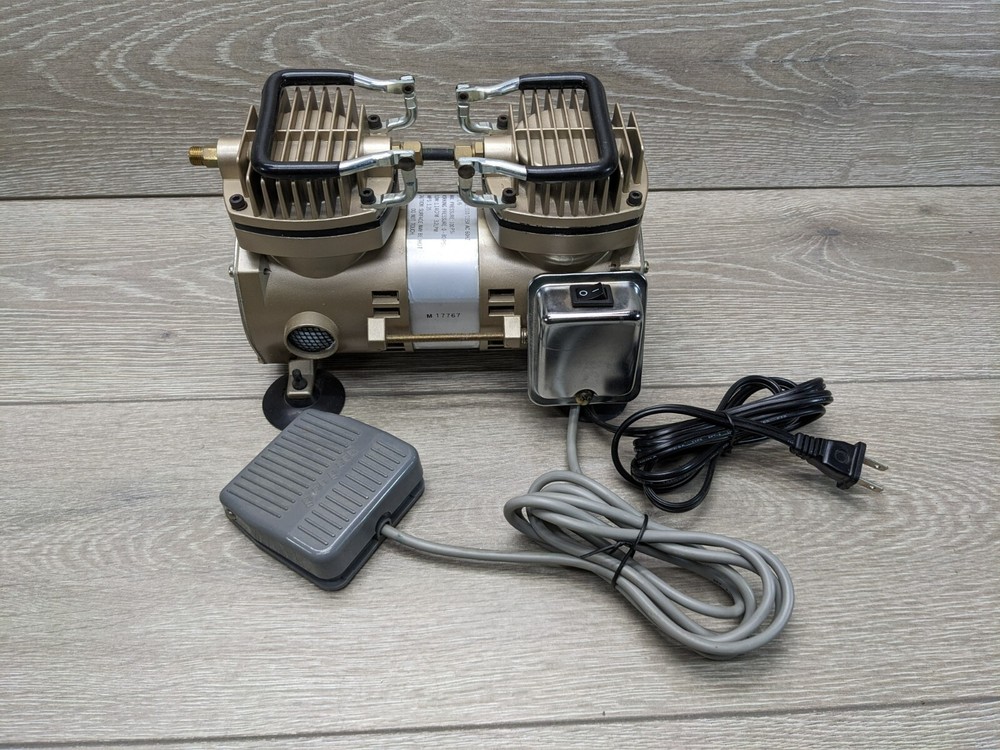 SIMair TC2000 1/6 HP 100 PSI Air Compressor & Moisture Filter Regulator