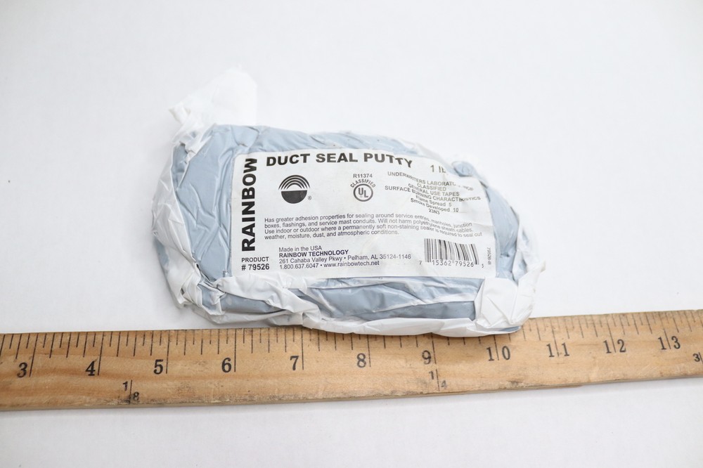 Rainbow Duct Seal Compound Putty 1 Lb 79526